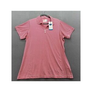 Chick-fil-A Oobe Team Style Hydrochill Polo Shirt SZ XL Red White Striped NWT